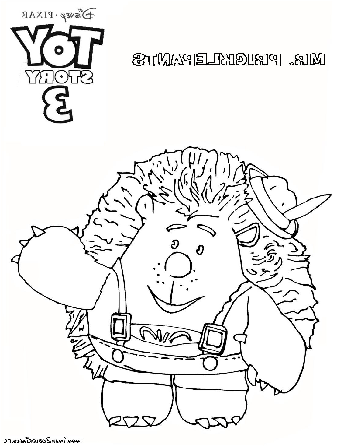 coloriage toy story 3 mr pricklepants