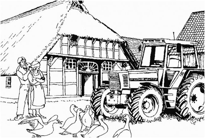 tracteur dans la ferme 9352