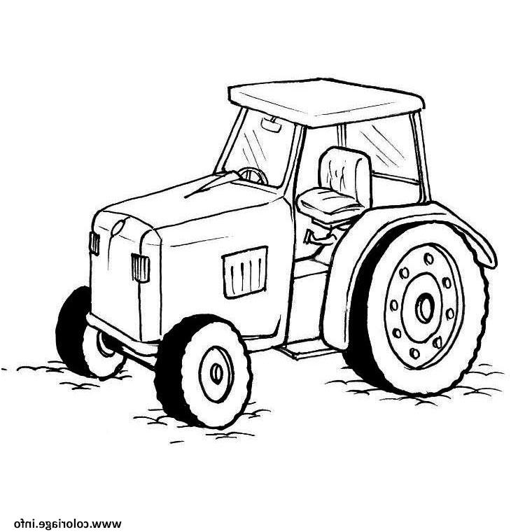 tracteur claas coloriage