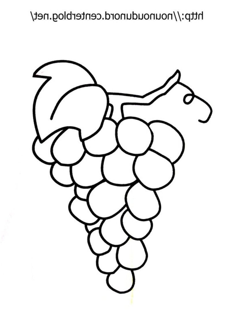 2654 coloriage raisin a gommettes dessine par nounoudunord