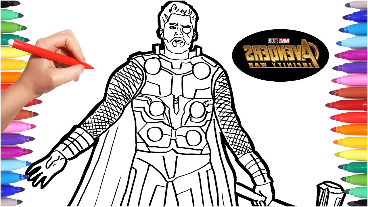 marvel avengers infinity war coloring pages