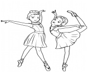 felicie milliner de ballerina danseuse opera coloriage dessin