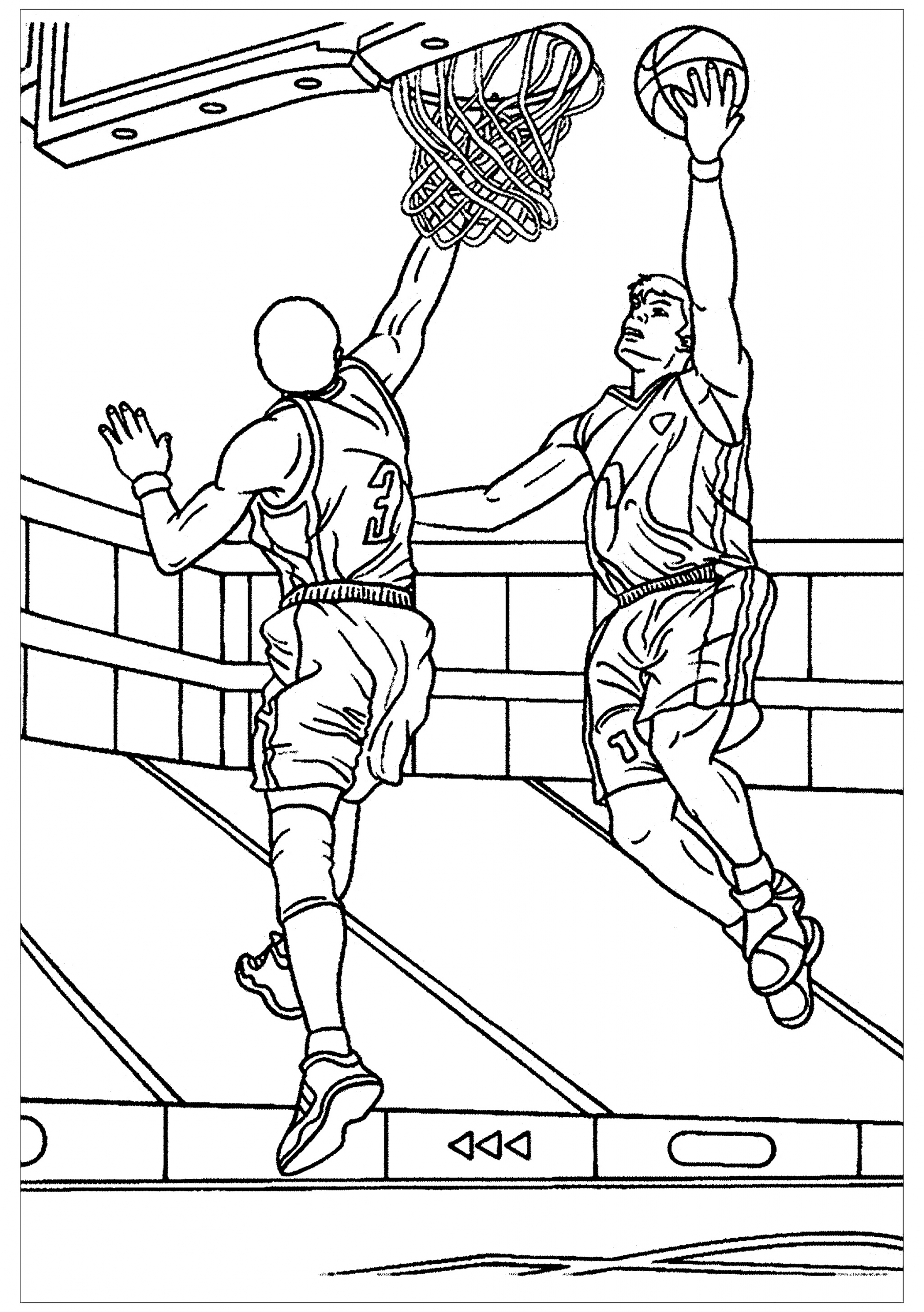 image=basketball coloriage enfant basketball 11 3