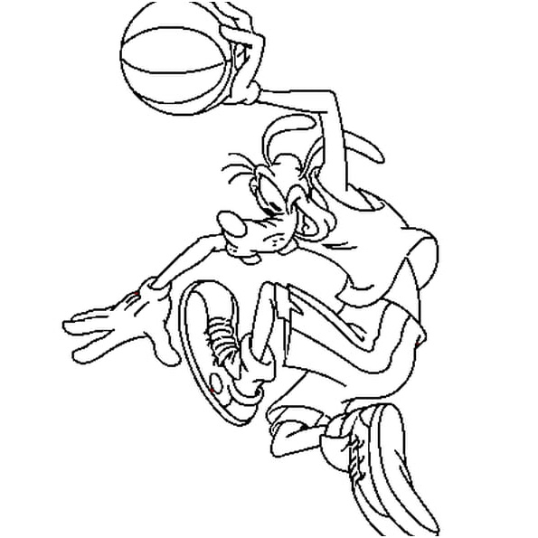 basketball coloriage
