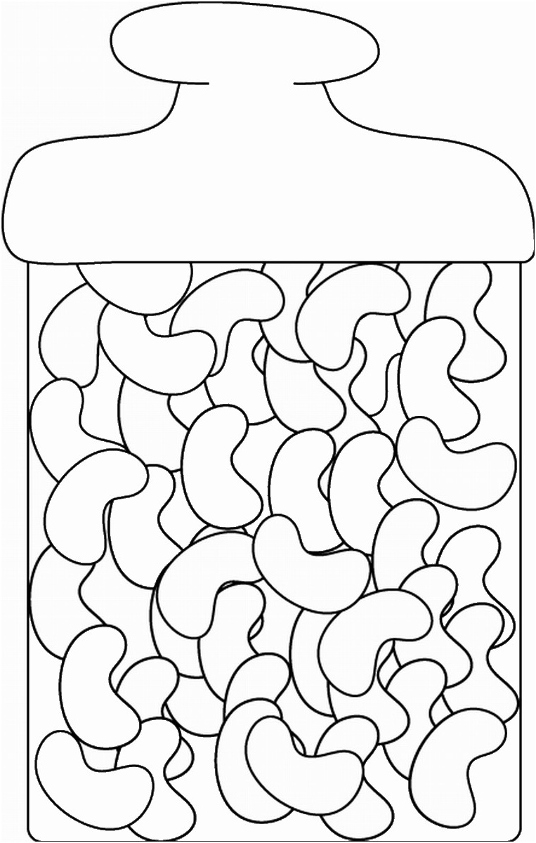 sweets and candy coloring pages