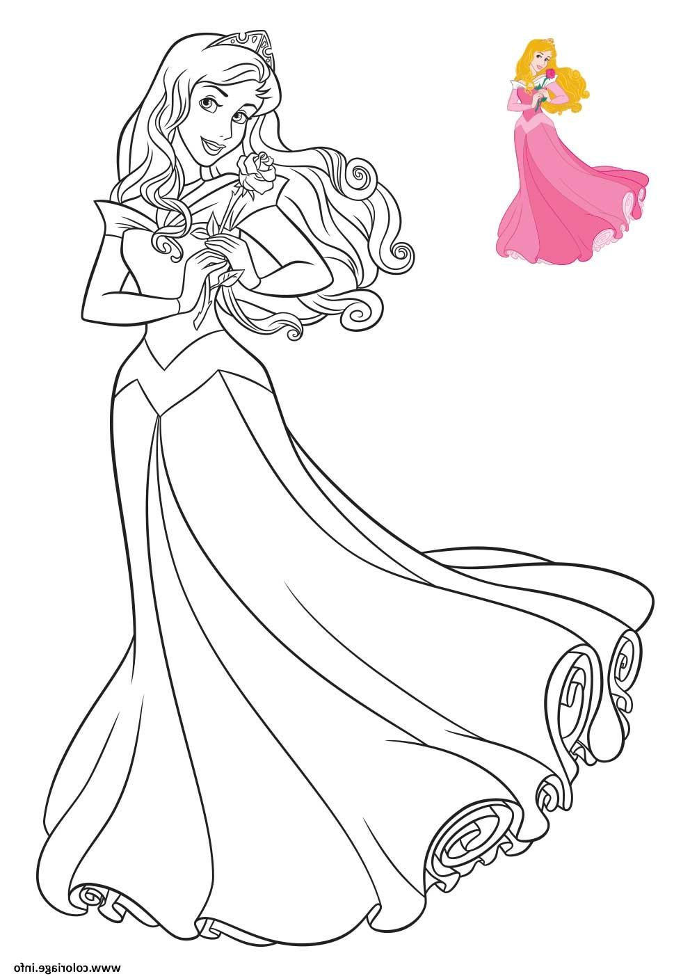 princesse disney aurore coloriage