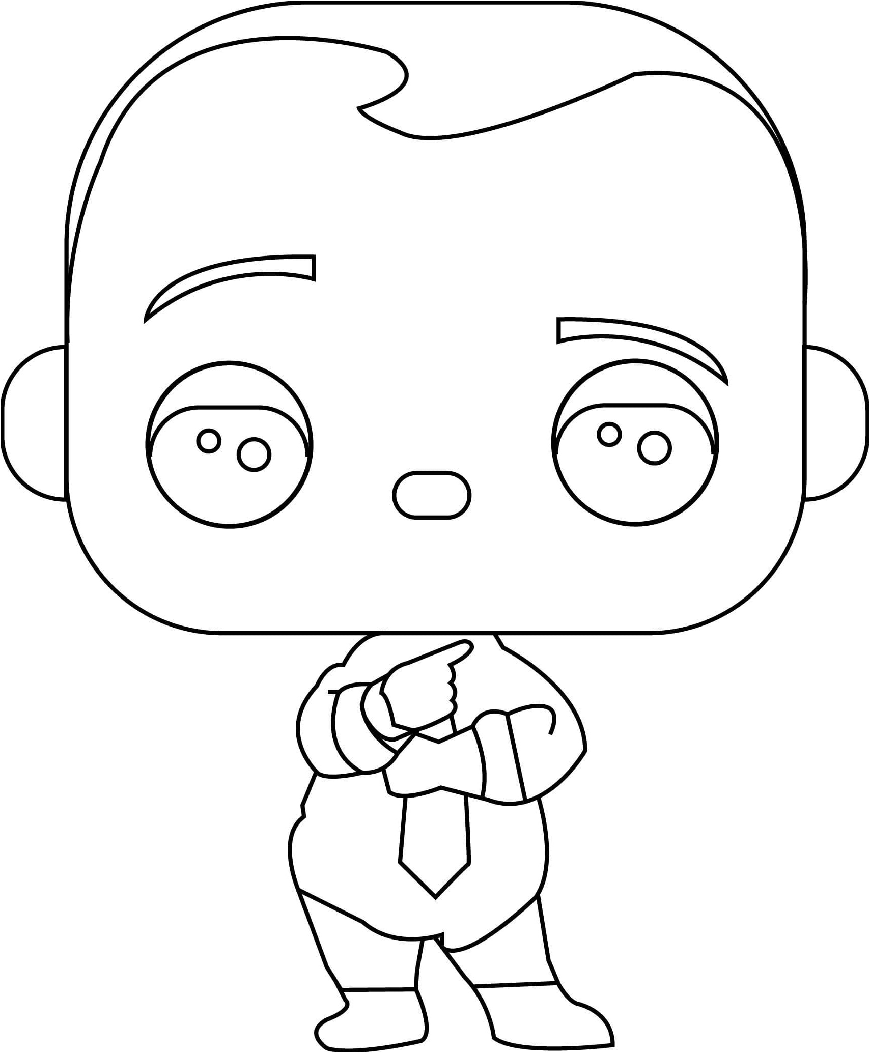 coloring pages funko pop print popular character figures