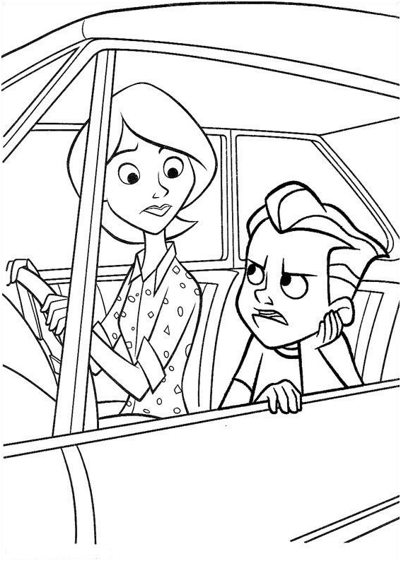 coloring pages the incredibles