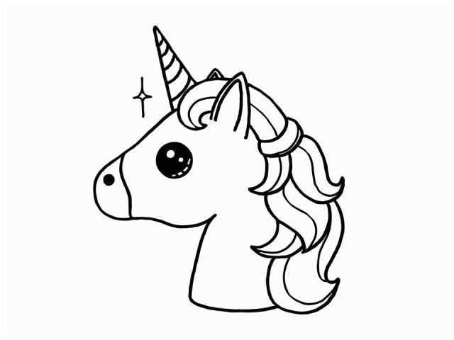 coloriage licorne a imprimer gratuit inspirant galerie coloriage de licorne kawaii how to draw a cute unicorn