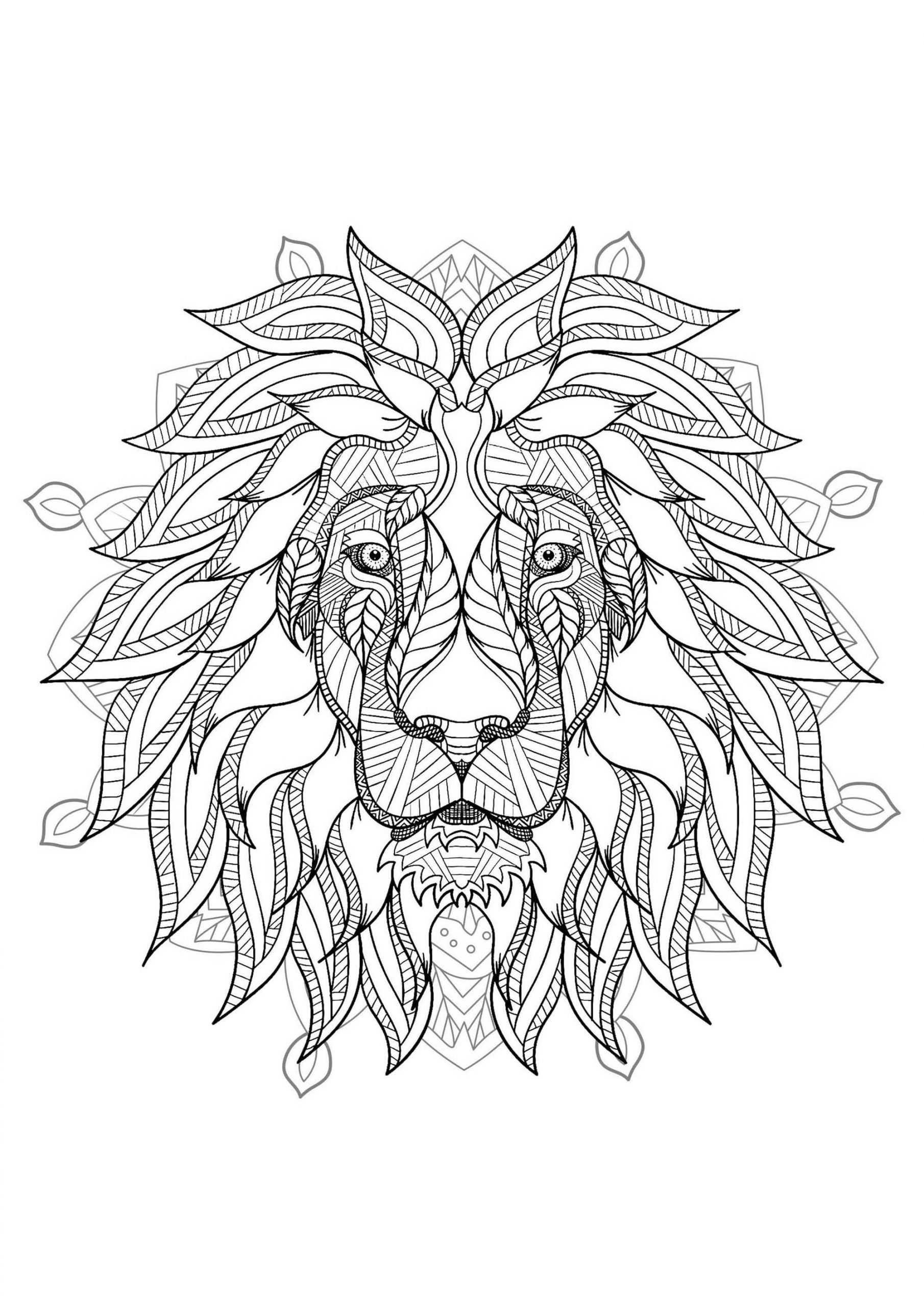 image=mandalas coloriage mandala tete lion 2 1