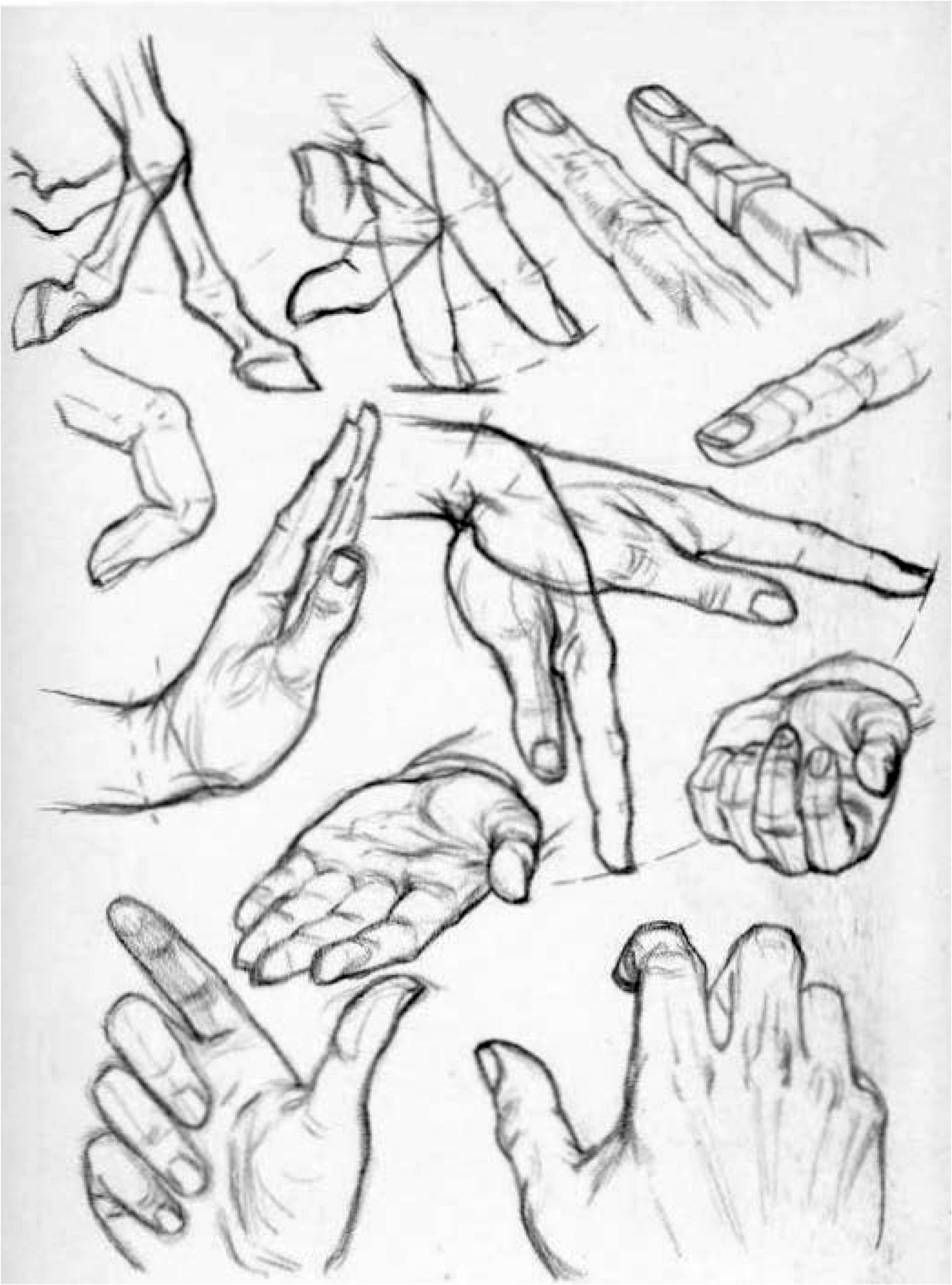 draw hands reference sheets guides drawing hands