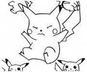 dessin pikachu pixel a imprimer