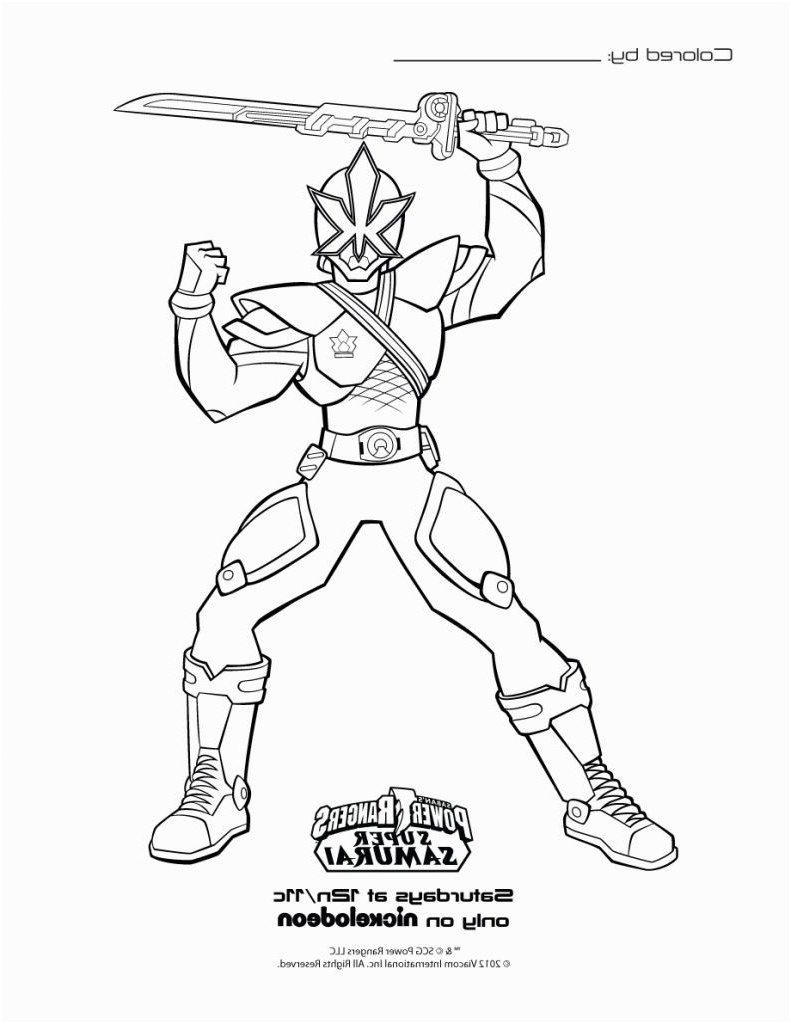 power rangers ninja steel coloriage