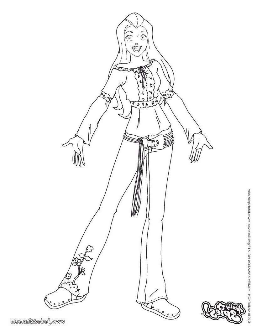 9 localement coloriage totally spies sam pics