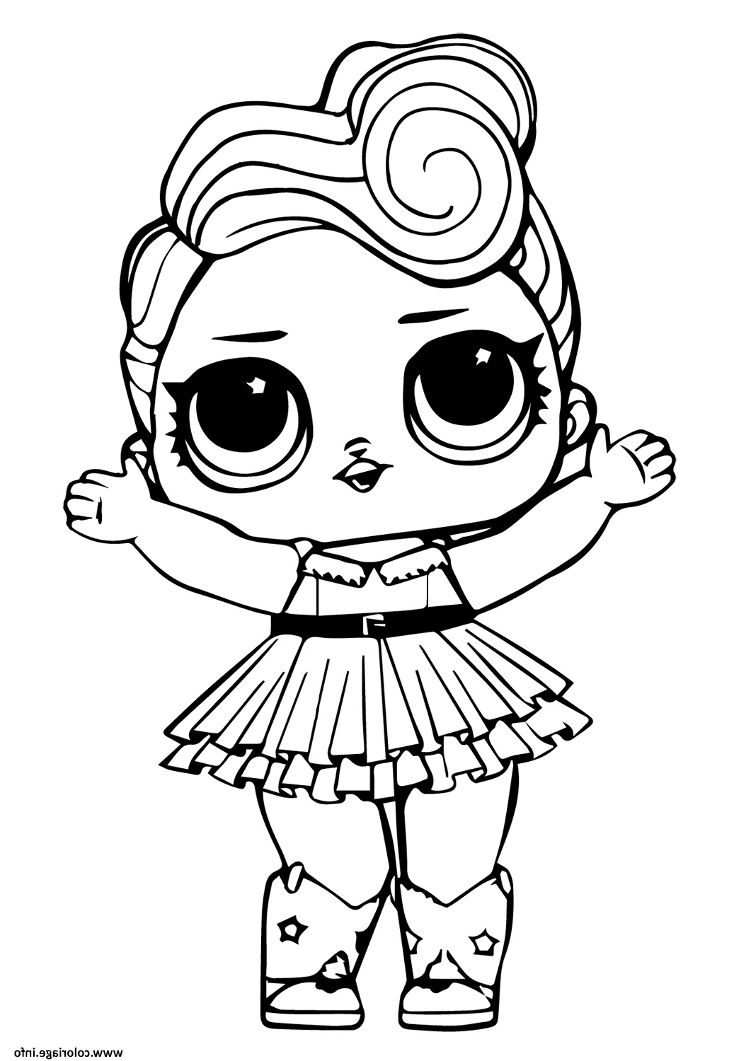doll luxe coloriage