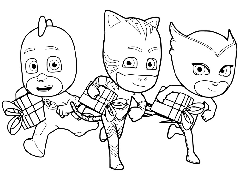 free and printable pj masks coloring pages