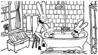 coloring pages 1081 en simon rabbit