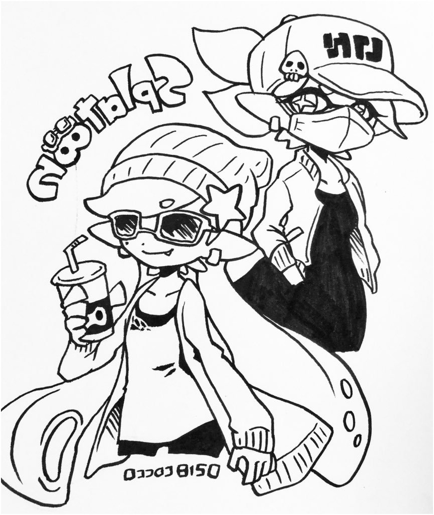 coloriage splatoon 2 octo expansion