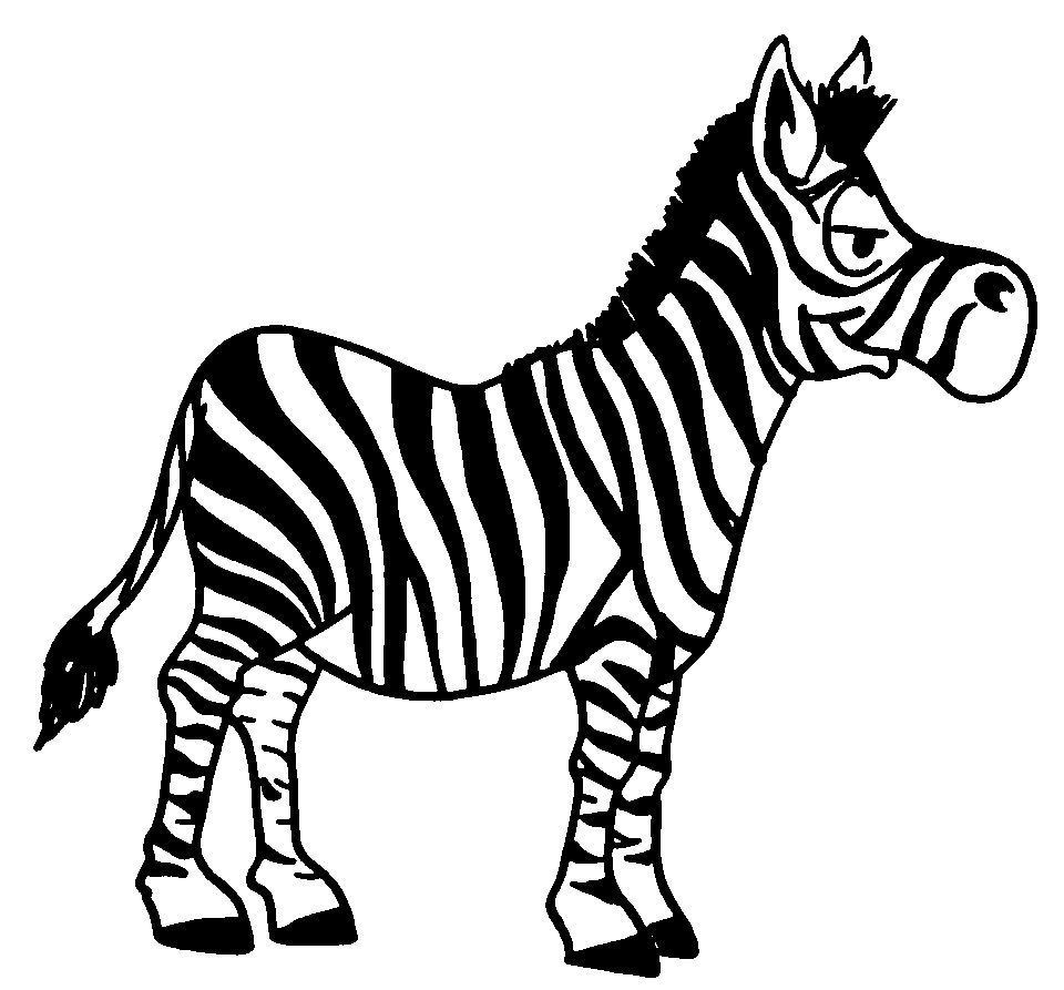 luxe coloriage imprimer zebre