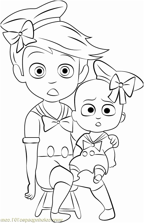 the boss baby coloring pages