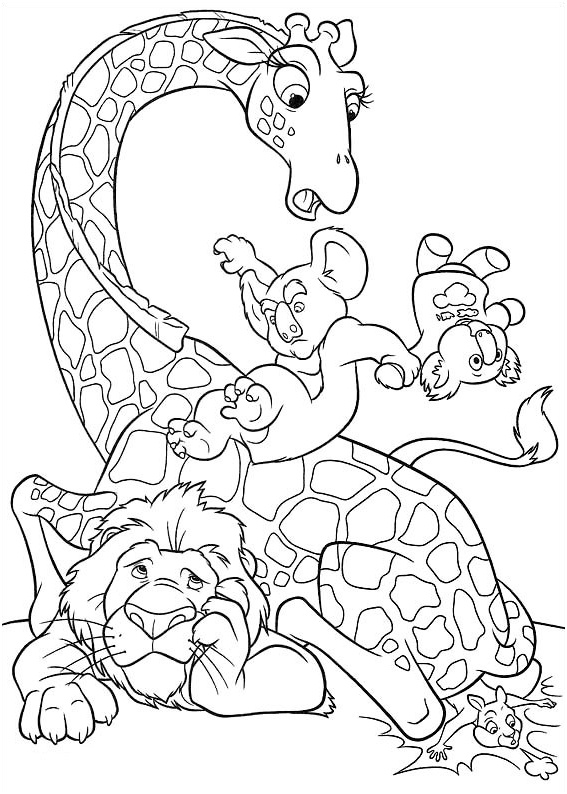 the wild coloring pages 14