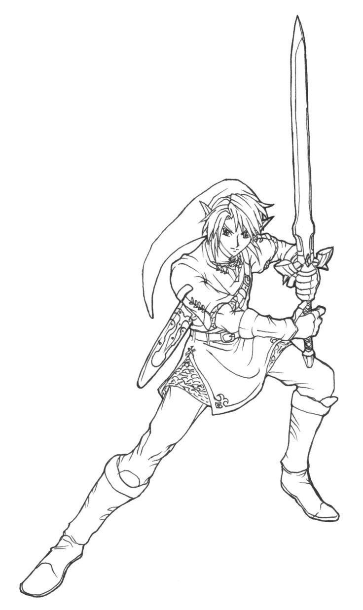 Coloriage Zelda Link Génial Coloriage Zelda Link Élégant Graphie 106 Best